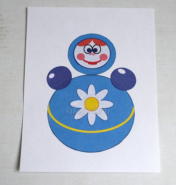 Поделка неваляшка