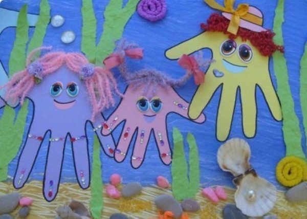 Поделки из ладошек