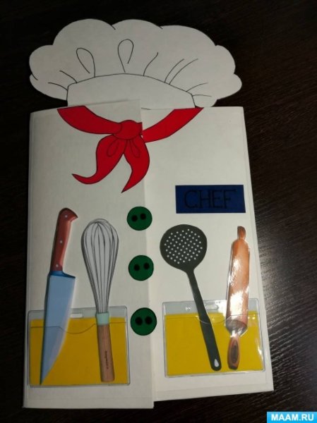 Аппликация повар