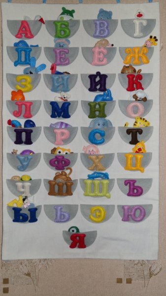 Поделка веселая Азбука