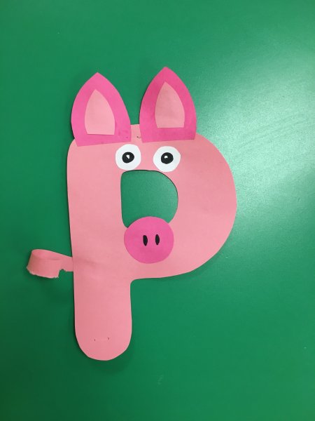 Аппликация буквы