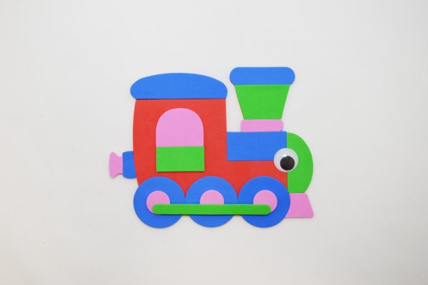 Аппликация паровозик