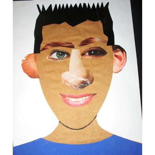 Портрет аппликация