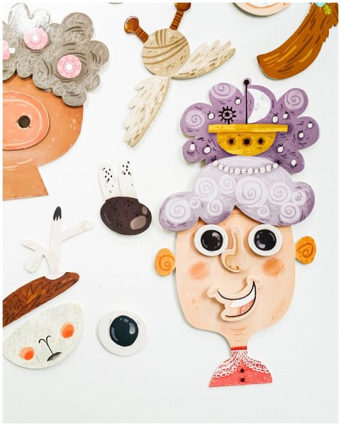 Конструктор Веселые портреты