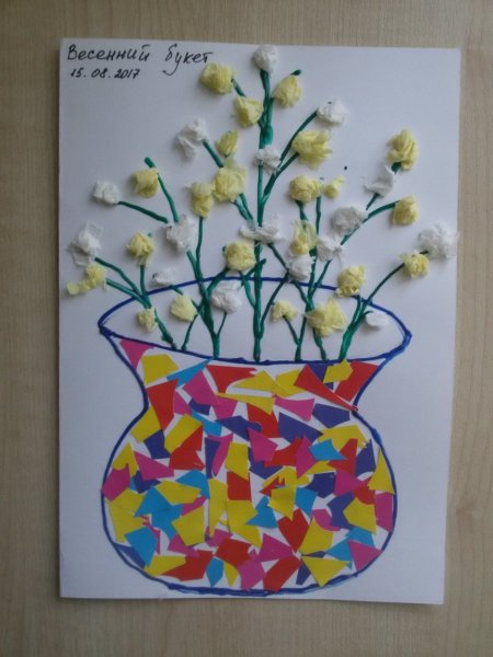 Весенняя аппликация