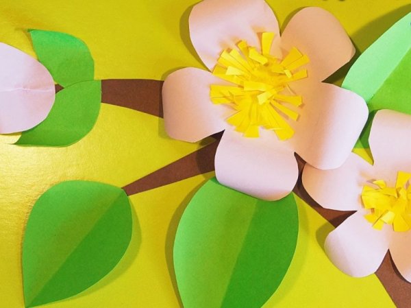 Весенняя аппликация