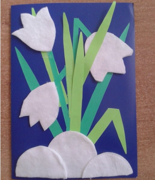 Весенняя аппликация