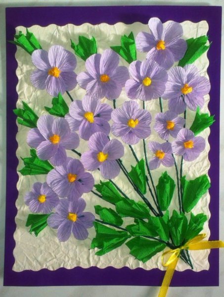 Поделка цветы