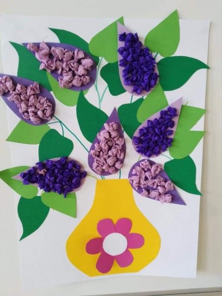 Аппликация Весна