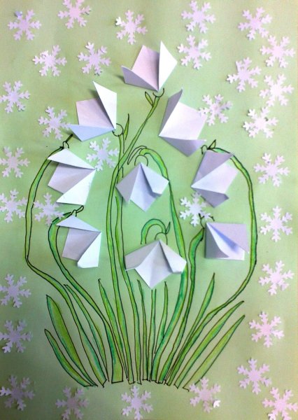 Весенняя аппликация