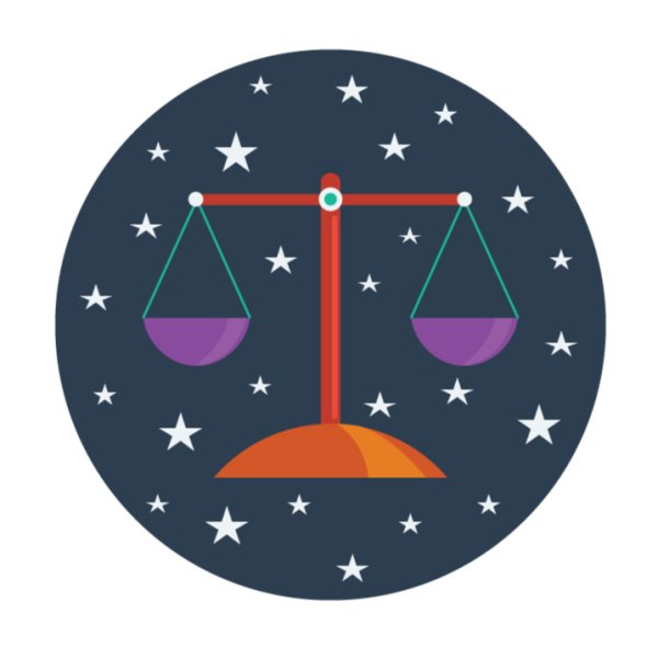 Аппликация весы знак зодиака