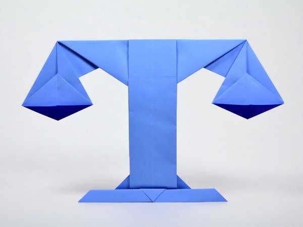 Весы из картона и бумаги