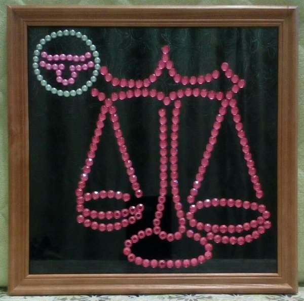 Поделка знак зодиака весы