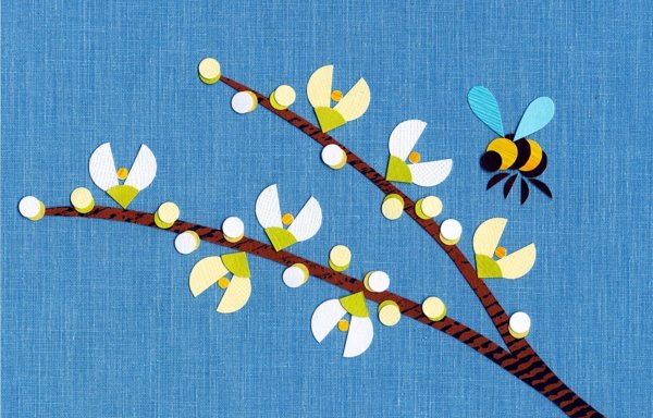 Аппликация на весеннюю тематику