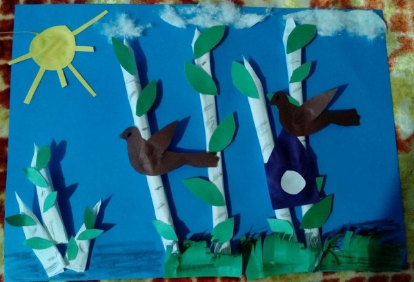 Аппликация в подготовительной группе