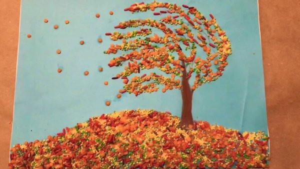 Поделка осенний листопад