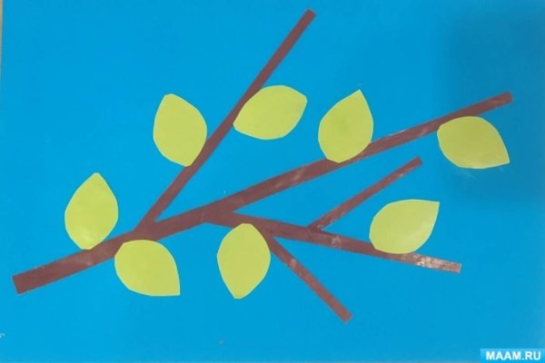 Весенняя аппликация для детей