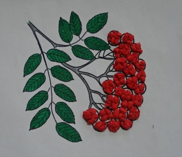 Кисть Рябинки гроздь Калинки