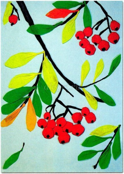 Поделки из рябины