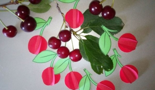 Черешня поделка