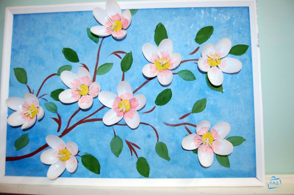 Весенние аппликации в детском саду