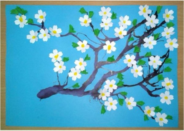 Весенняя аппликация