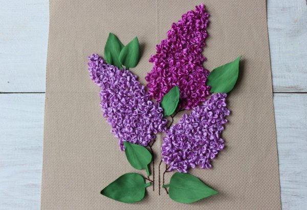 Поделка сирень