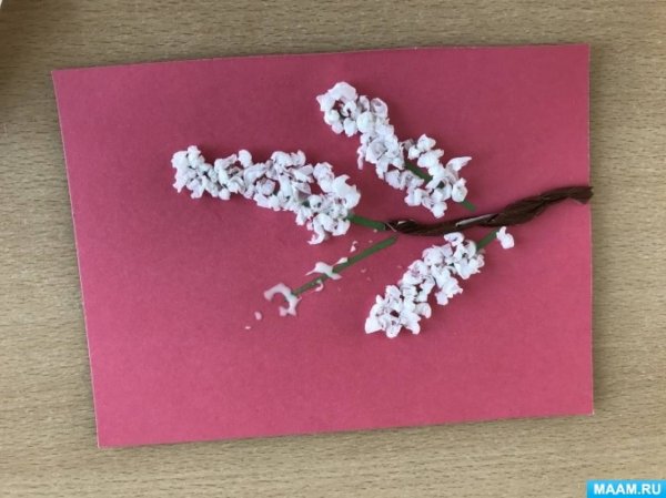 Черемуха из бумаги своими руками