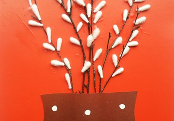 Аппликация Верба