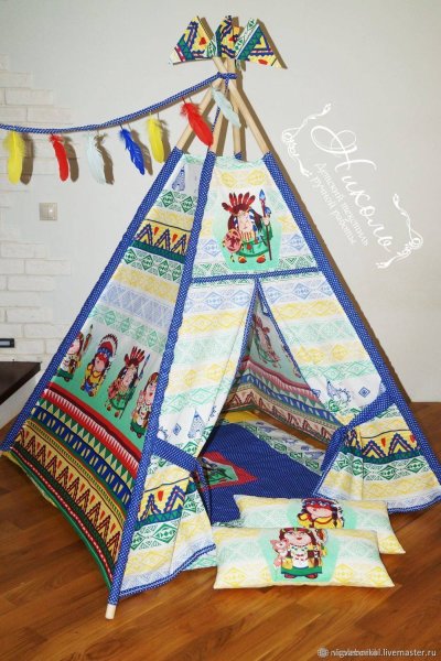 Вигвам индейцы для детей