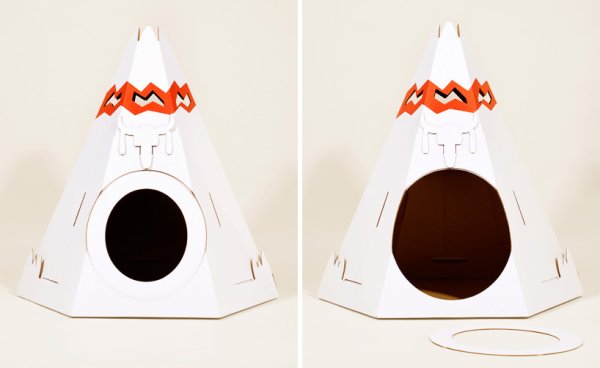 Чум из картона