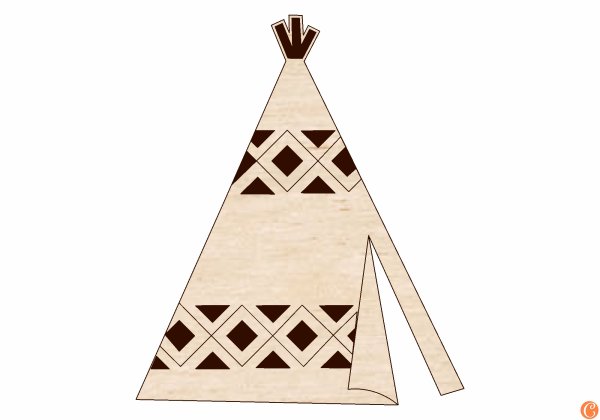 Вигвам значок