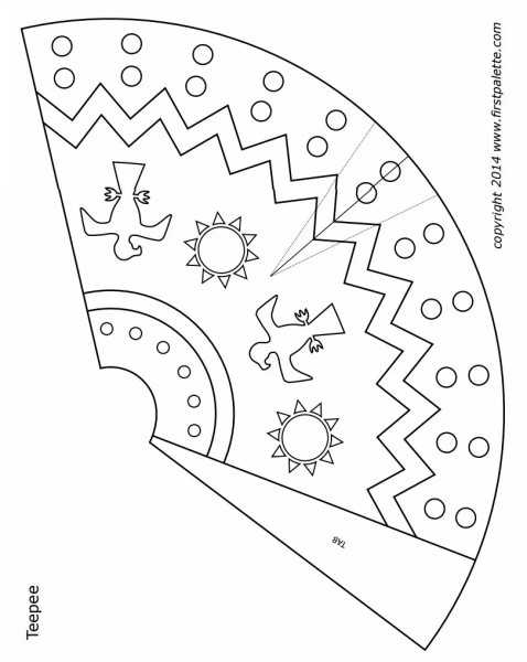 Индеец поделка из бумаги