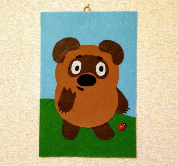 Медведь аппликация из бумаги