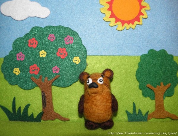 Поделка Винни пух