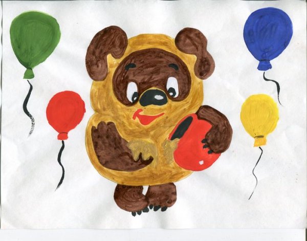 Винипух поделка в сад