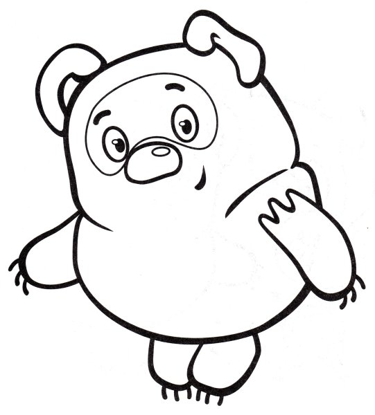 Винни пух рисунок