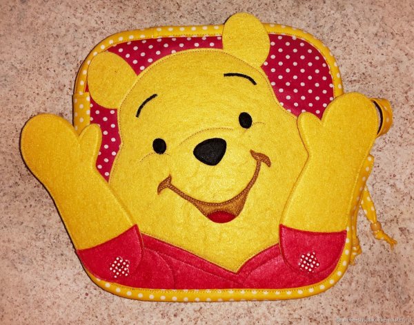 Книжка из фетра Винни пух