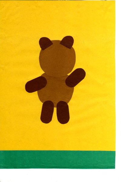 Аппликация Винни пух старшая группа