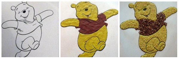 Поделки из крупы для детей