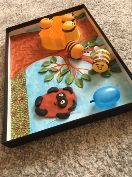 Поделка на тему Винни пух