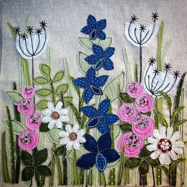 Панно из ткани