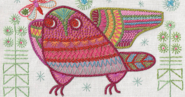 Нэнси Николсон вышивка