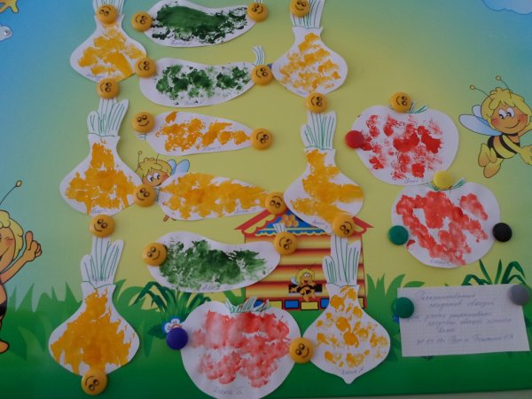 Аппликация на тему здоровое питание