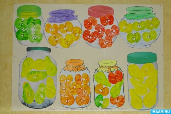 Рисование фрукты в средней группе