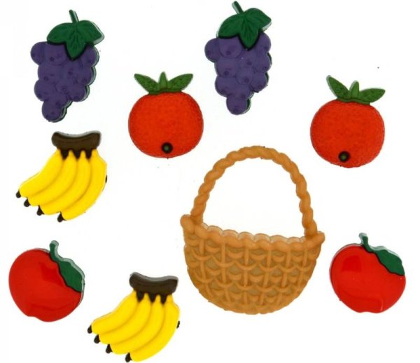 Корзина для фруктов для аппликации