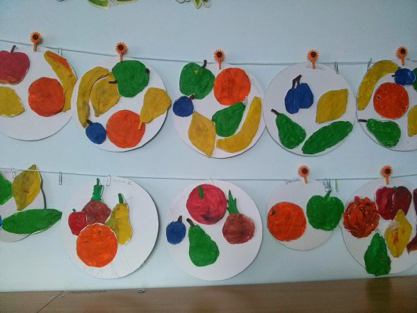 Аппликация на тему витамины в подготовительной группе