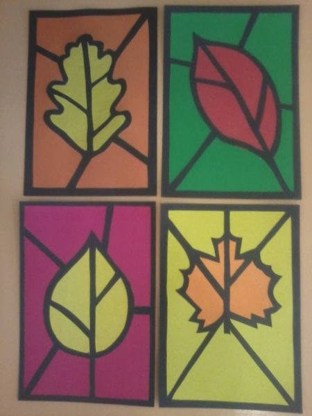 Витраж на бумаге