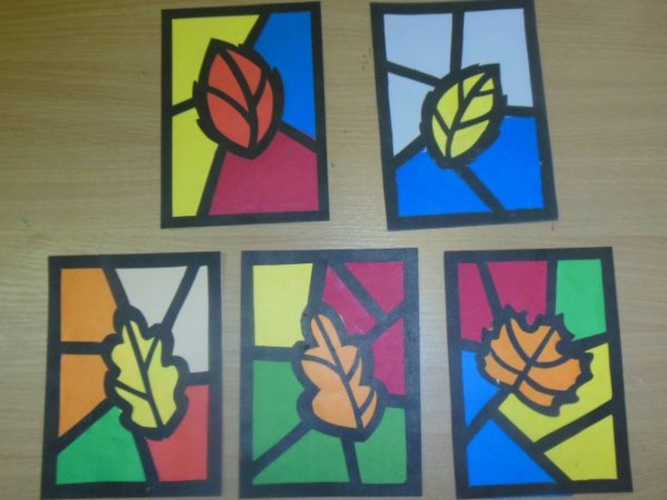 Витраж для дошкольников
