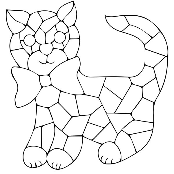 Аппликация мозаика